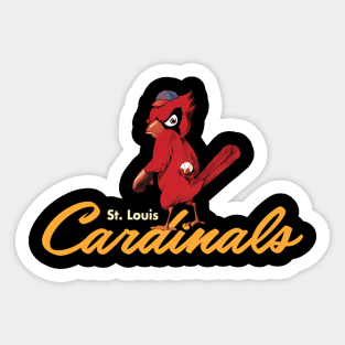 St Louis Cardinals 5 By Buck Sticker